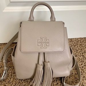 Tory Burch Thea mini backpack taupe